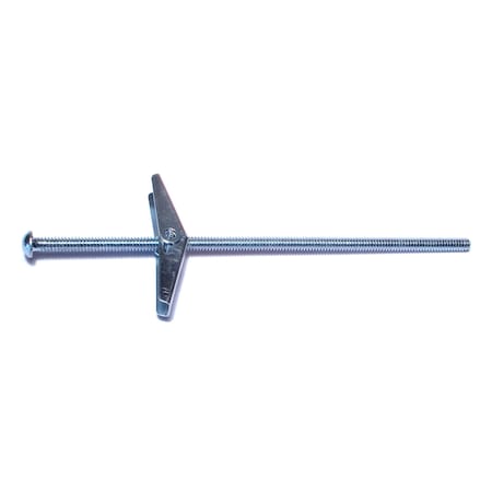 Midwest Fastener Toggle Bolt, 6" L, Steel, 50 PK 04092